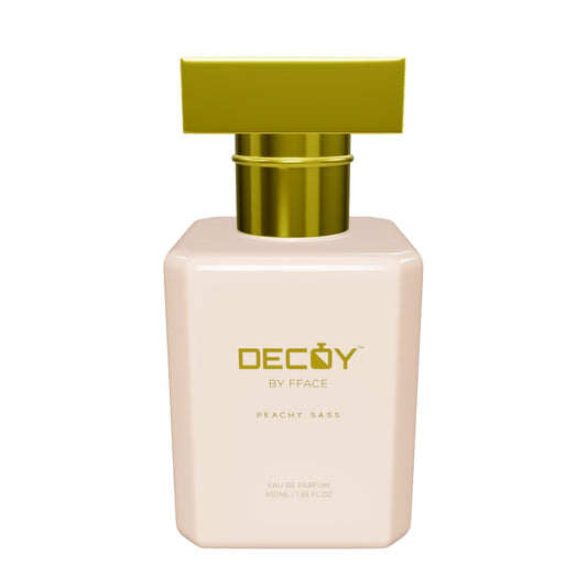 Decoy by FFACE Peachy Sass Luxury Perfume (50ml) โ Long Lasting Eau De Parfum for Women & Men โ Fruity Floral Scent (Neroli, Raspberry, Honey) โ Best Birthday Gift for Her