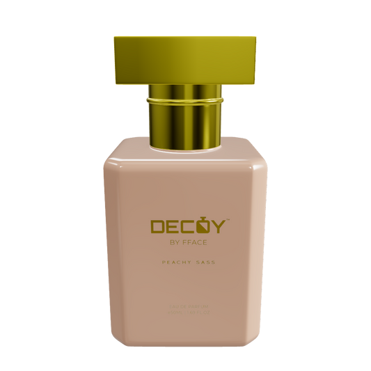 3D model of decoy peachy sass perfume bottle box