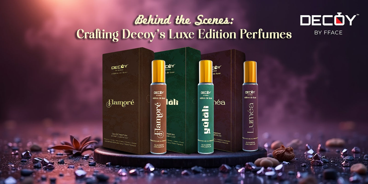 Behind the Scenes: Crafting Decoy’s Luxe Edition Perfumes