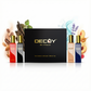 Decoy by Fface product set with four bottles and a black box on a white background