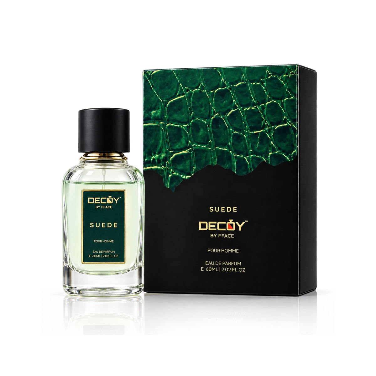 Decoy Suede Eau de Parfum for Men, 60 ml
