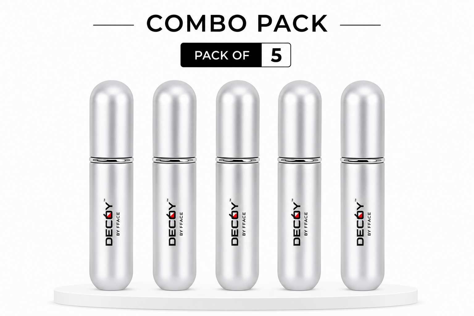 Decoy Luxury 5ml Refillable Perfume Atomizer