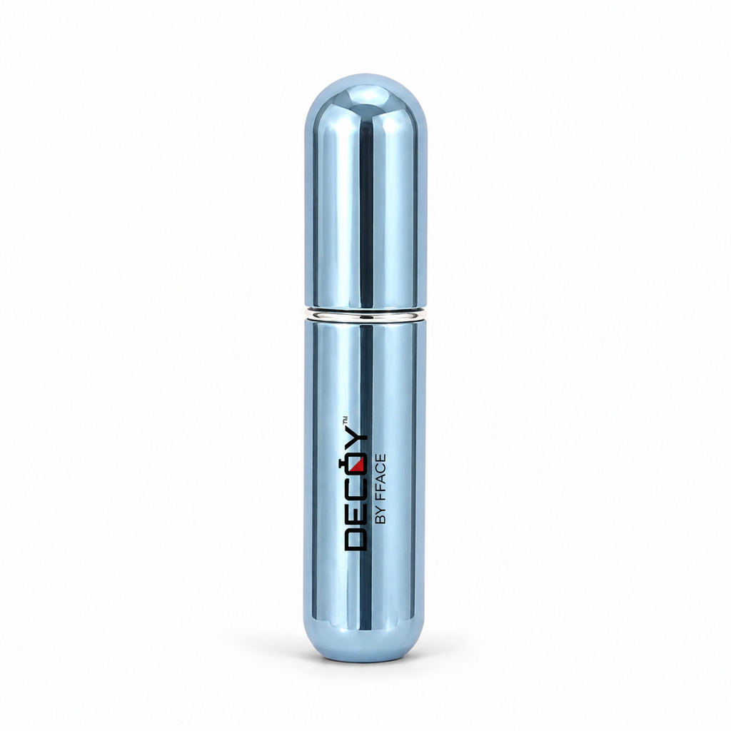 Decoy Luxury 5ml Aluminium Refillable Perfume Atomizer | Portable Travel Perfume Spray Bottle