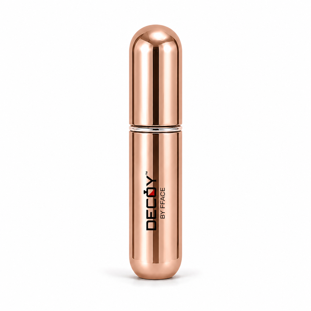 Decoy Luxury 5ml Aluminium Refillable Perfume Atomizer | Portable Travel Perfume Spray Bottle