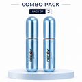 Decoy Luxury 5ml Aluminium Refillable Perfume Atomizer | Portable Travel Perfume Spray Bottle