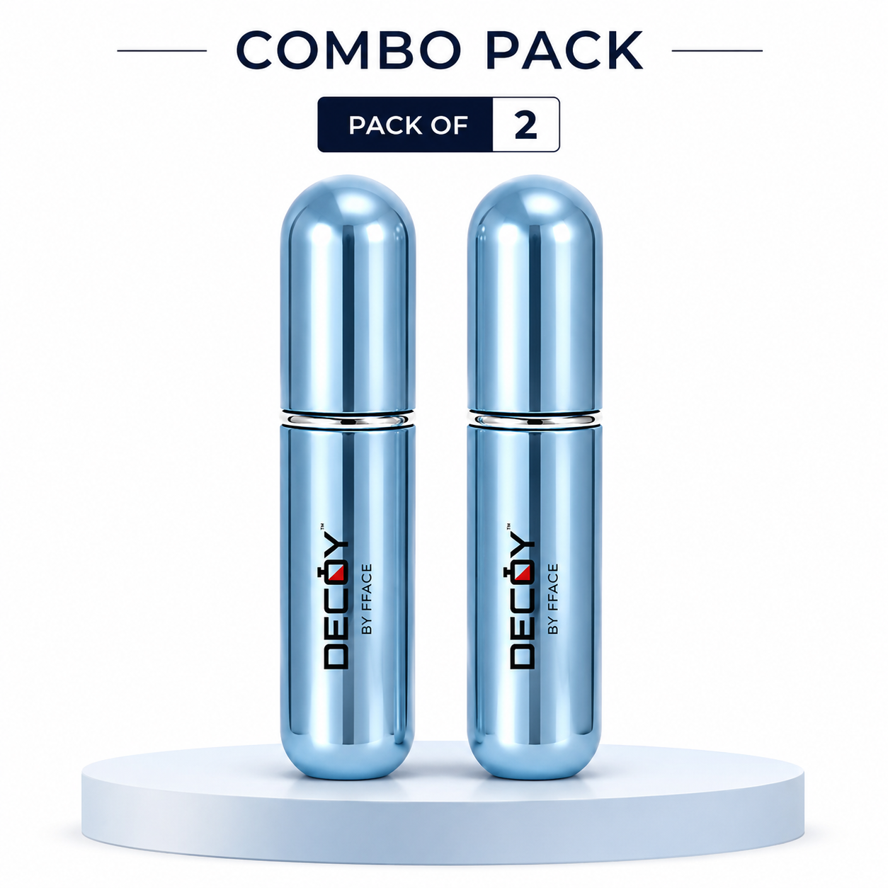Decoy Luxury 5ml Aluminium Refillable Perfume Atomizer | Portable Travel Perfume Spray Bottle