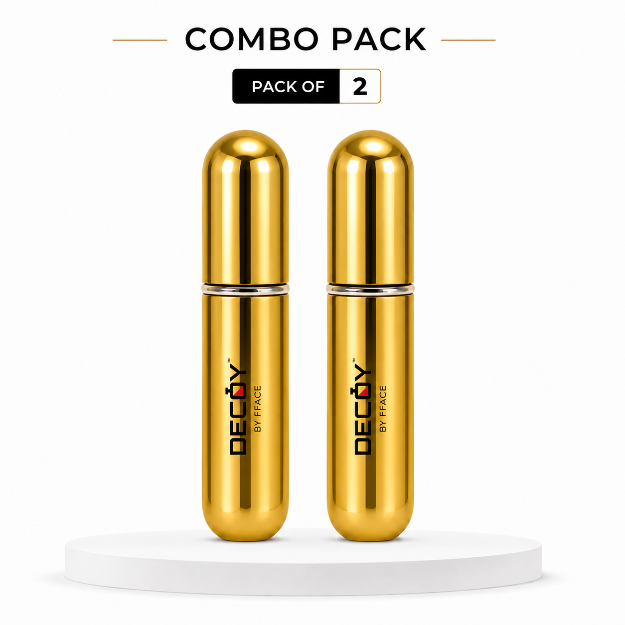 Decoy Luxury 5ml Aluminium Refillable Perfume Atomizer | Portable Travel Perfume Spray Bottle