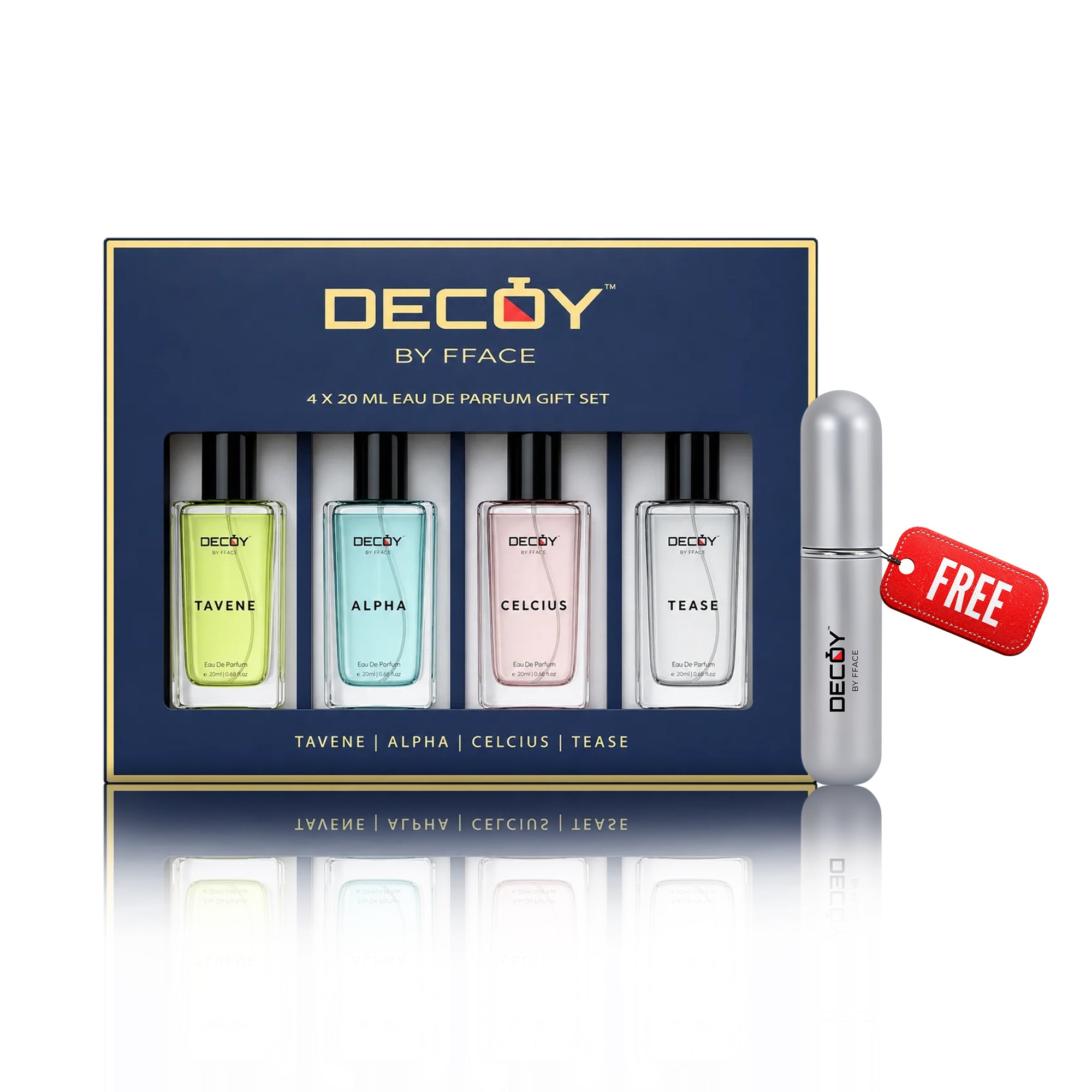 Decoy Luxury Unisex EDP Perfume Gift Set 4x20ml | 15% oil concentration