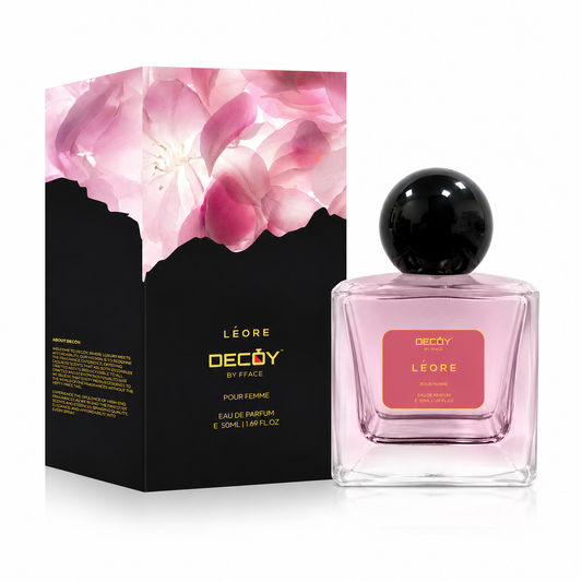 Decoy Luxury LÉORE Pour Femme Eau De Parfum | Long Lasting Floral Luxury Perfume for Women | 50ml