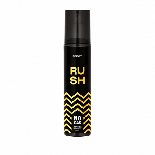 Decoy Luxury RUSH No Gas Perfume Body Spray for Men | Long Lasting Deodorant Spray | 120ml