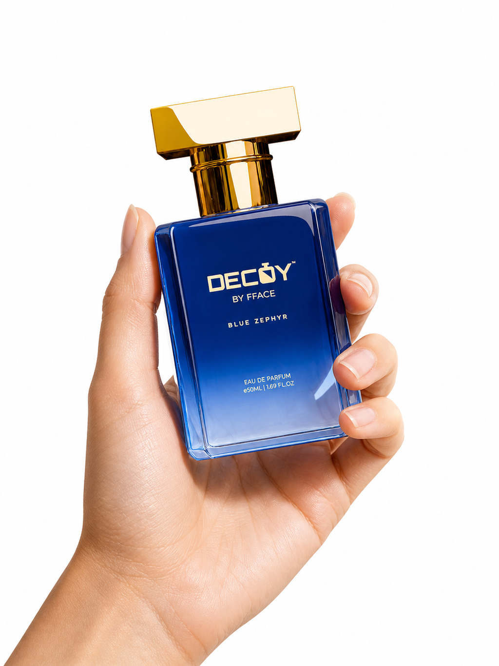 Blue Zephyr True EDP Perfume for Men 50ml | 15% Oil Concentration | Fresh Aquatic Spicy | Decoy Luxury