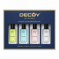 Decoy by Fface perfume gift set with four 20ml bottles in a box.