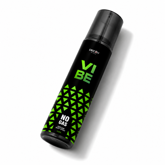 Black and green vape device with 'Vibe' branding on a white background