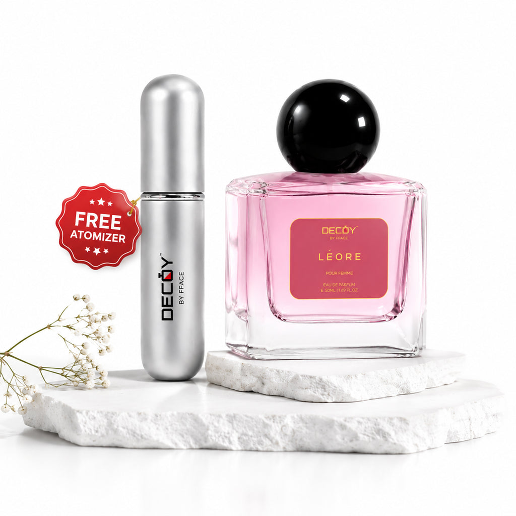 Léore Pour Femme True EDP 50ml + FREE 5ml Premium Aluminium Atomizer | Luxury Perfume for Women