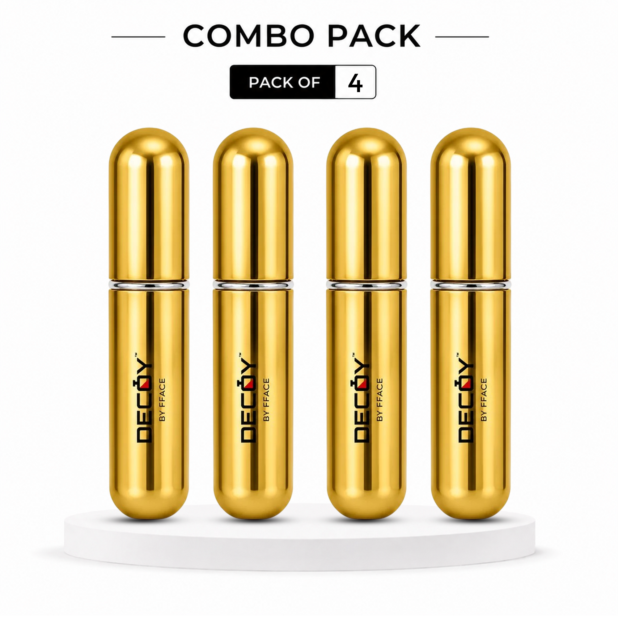 Decoy Luxury 5ml Aluminium Refillable Perfume Atomizer | Portable Travel Perfume Spray Bottle