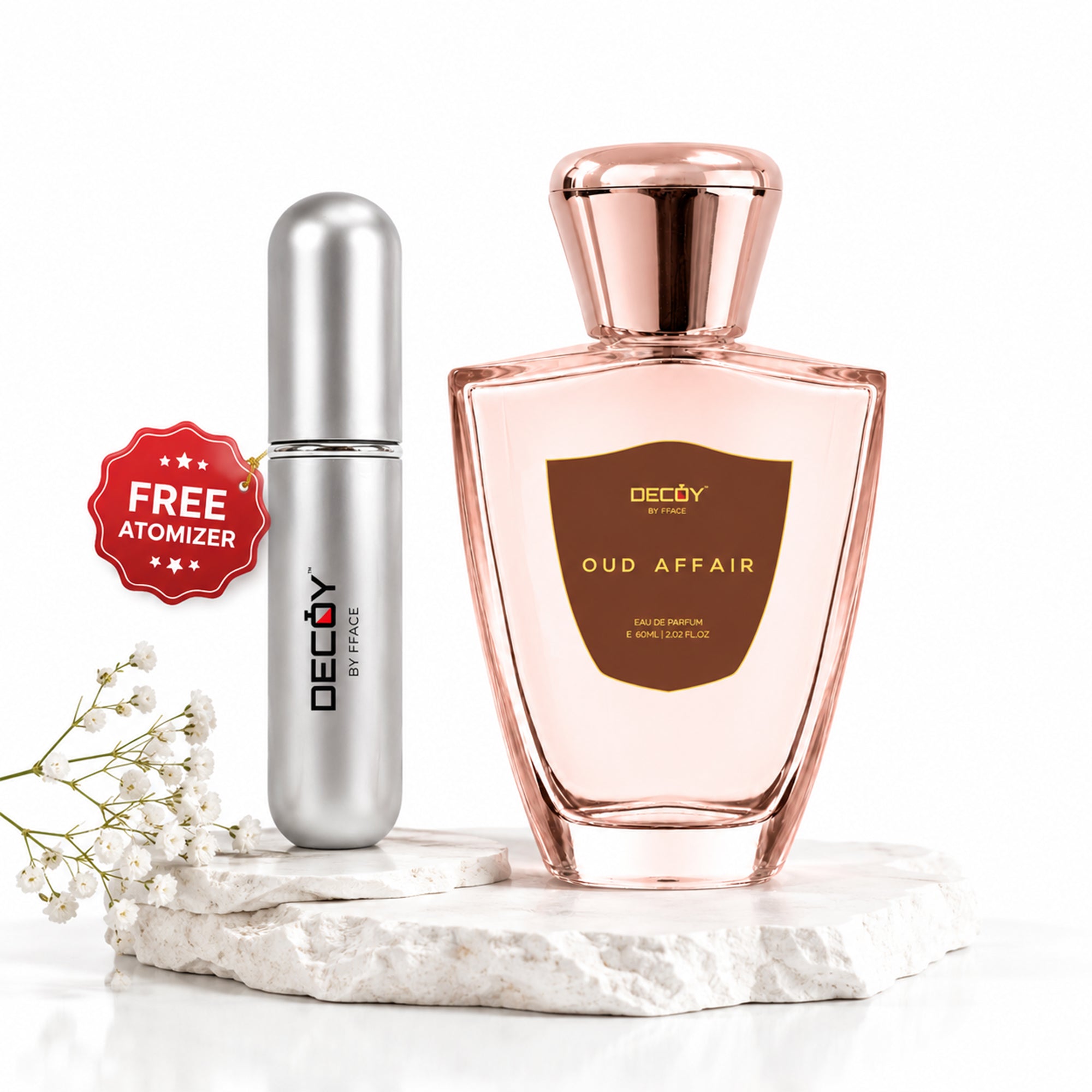 Oud Affair EDP 60ml | Unisex Oud Perfume with Free Refillable 5ml Atomizer | 20% Oil Concentration