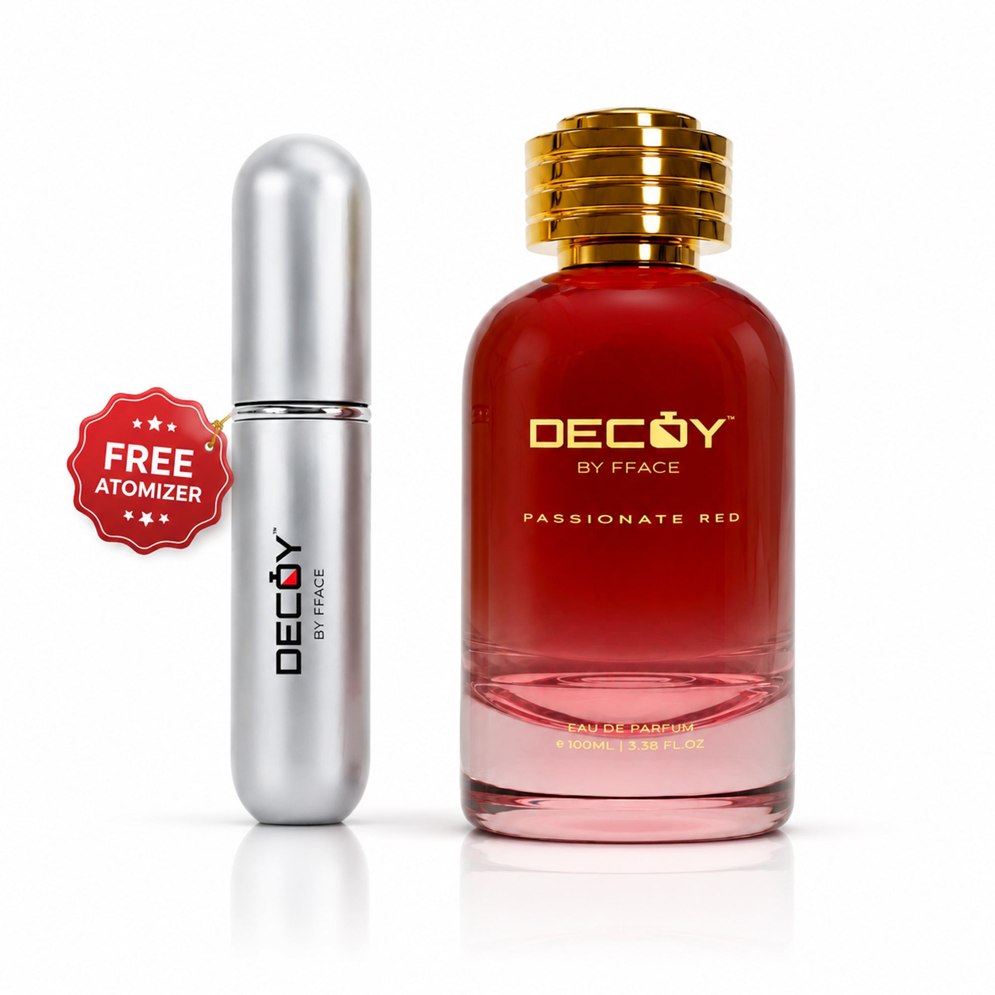 Passionate Red True EDP 100ml | Women Perfume with Free Refillable 5ml Atomizer | 15% Oil Concentration