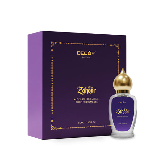 Decoy Luxury Zahoor Attar Oil | Unisex Perfume (12ml) | Alcohol-Free Long-Lasting Fragrance