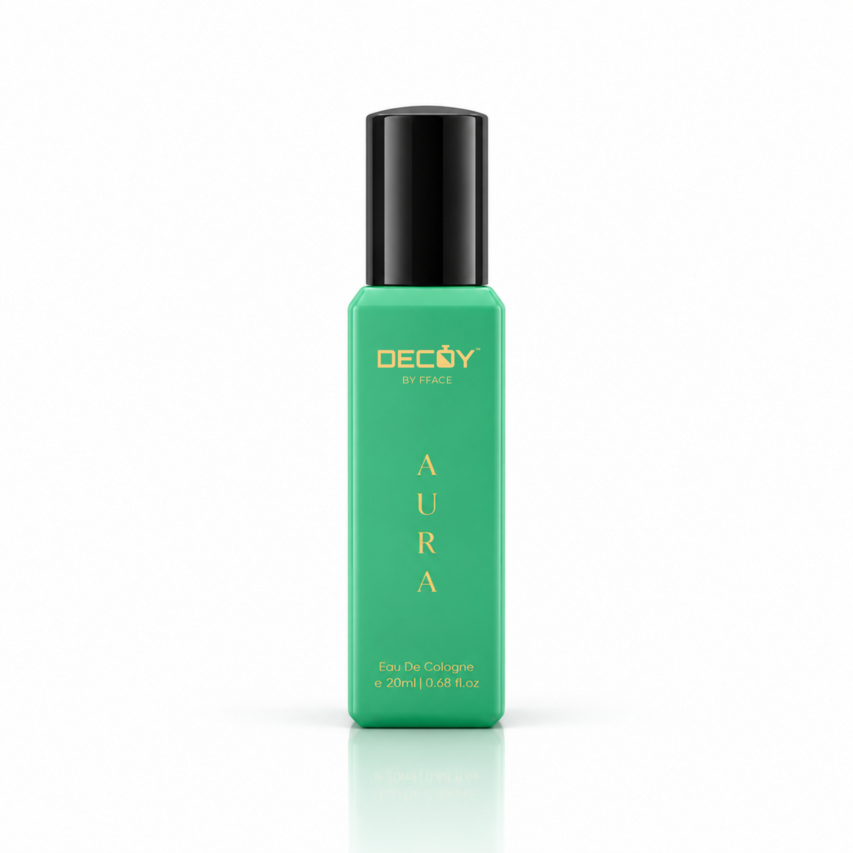 Decoy Aura bottle with lavender, sage, cedar and lily of the valley
