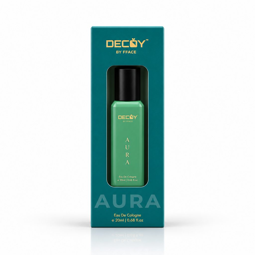 Decoy Aura 20ml Eau de Cologne green bottle