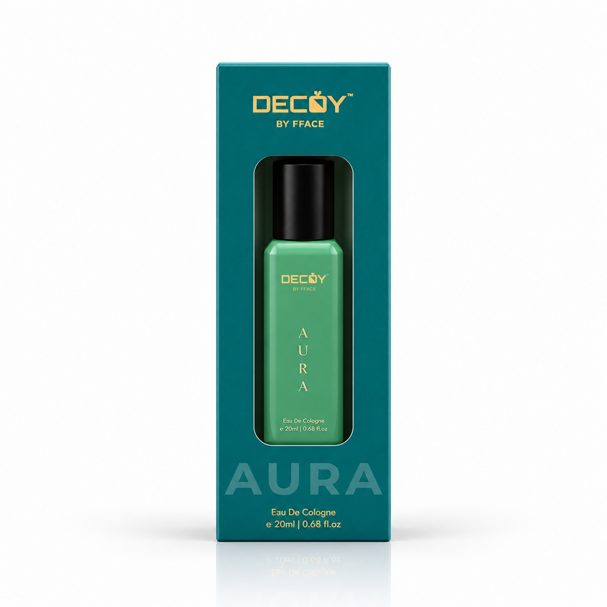 Decoy Aura 20ml Eau de Cologne green bottle