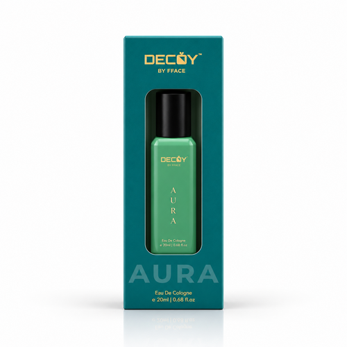 Decoy Aura 20ml Eau de Cologne green bottle