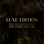 Decoy Luxe Edition premium fragrances with 20 percent perfume oil text graphic