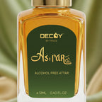 Decoy by Fface Asrar alcohol-free attar bottle with green label