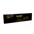 Decoy luxury perfume gift box packaging black and gold design