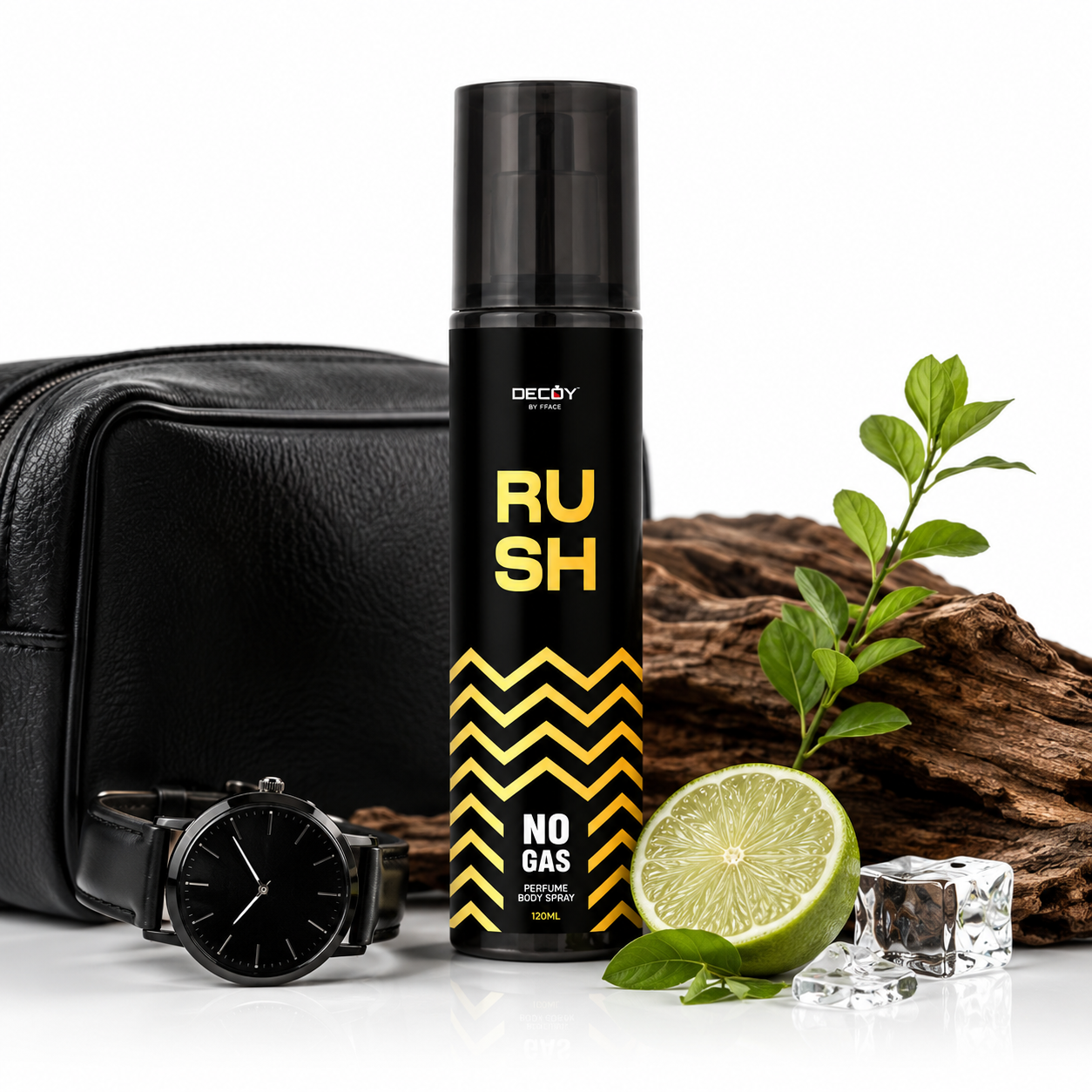 Decoy Luxury Rush masculine fragrance body spray
