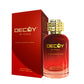 Decoy Passionate Red 100ml perfume bottle and box red packaging sweet musk scent