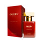 Decoy Passionate Red 50ml travel perfume bottle and box red packaging sweet musk scent
