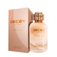 Decoy Peachy Sass 100ml perfume bottle and box peach packaging floral fruity scent