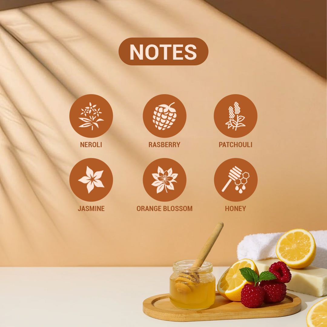 Decoy Peachy Sass 50ml scent notes ingredients raspberry jasmine and honey