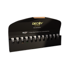 Decoy perfume sampler set featuring 12 unique unisex fragrances in 5ml vials