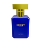 3d Mock up of decoy luxury blue zephyr perfume men 50ml bottle front