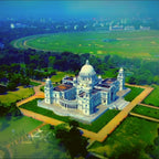 Decoy Blue Zephyr 50ml premium perfume bottle scenic background shot