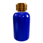 3D mock up of decoy luxury blue zephyr perfume men 50ml bottle front