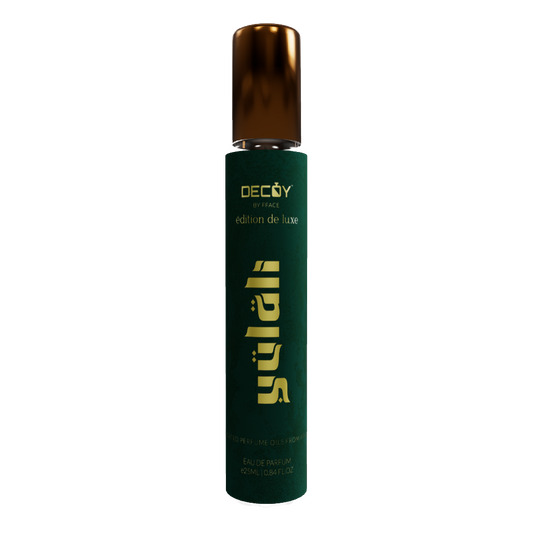 Decoy by FFACE Yulali Oud - Woody Oud Luxe Edition | 25ML Unisex EDP | Fruity, Leather, Woody, Amber & Fresh Notes | Long-Lasting Perfume | Luxury Gift for Men & Women
